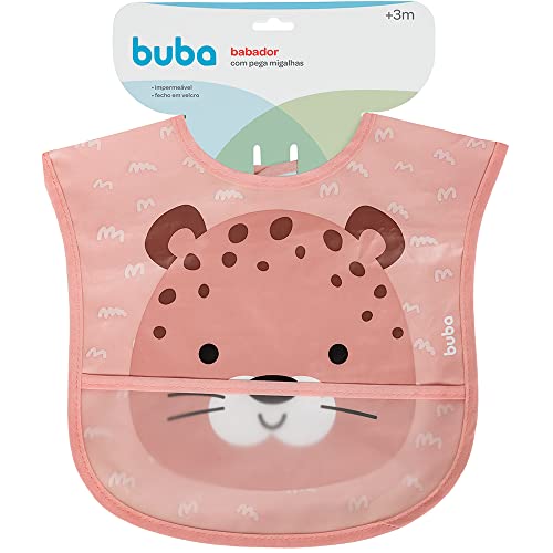 Babador Com Bolso Oncinha, Colorido, Buba