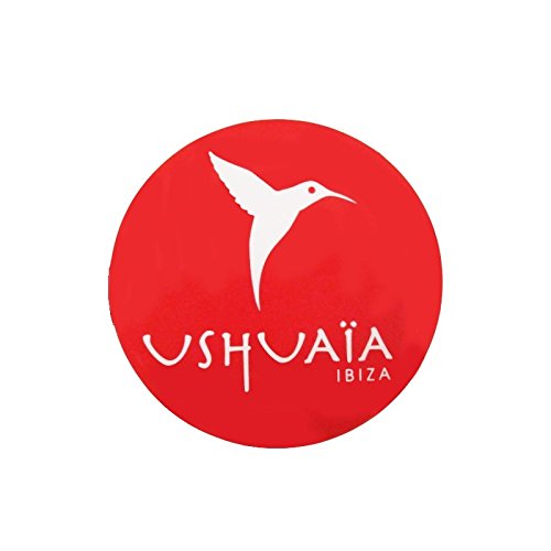 Ushuaia Ibiza: Adesivo Rosso Colibrì