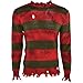 Party City Freddy Krueger Costume for Adults, A Nightmare on Elm Street - Costume Includes Long Sleeve Sweater with Striped Pattern - Costumes for Halloween, Birthday Parties & Themed Event