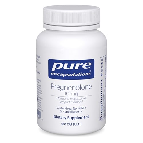 Pure Encapsulations Pregnenolone 10 mg - Support Memory & Hormone Balance* - Hormone Precursor -