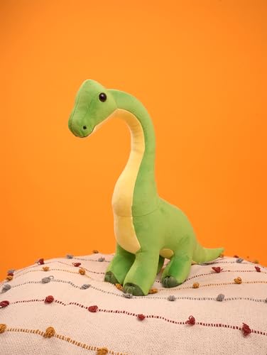 Image of Mirada Brachiosaurus Dinosaur Soft Toy - Grey Plush Stuffed Animal Gift for Kids, Boys & Girls - 40cm