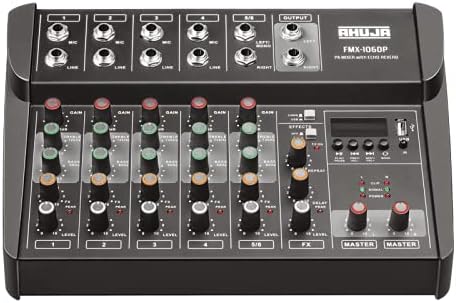 Ahuja FMX-106DP PA mixer With built-in MP3 Player & Digital Effects