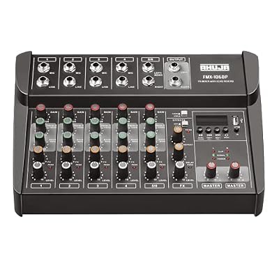 Ahuja FMX-106DP PA mixer With built-in MP3 Player & Digital Effects