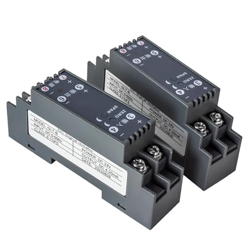 Transmisor de corriente y voltaje AC 0-500V a RS485 alimentado a DC24V 4