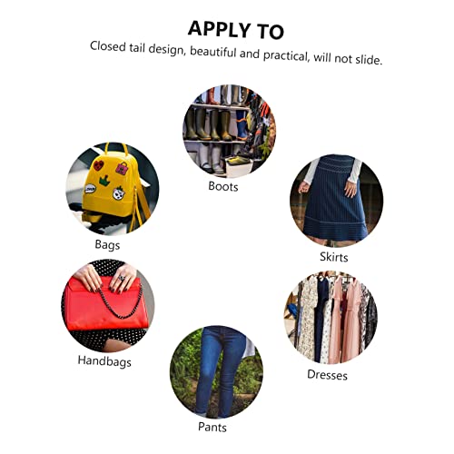 Sewroro 20 Pçs Resina Zíper Decoração Da Mão Abrazaderas De Metal Zíper Invisível Separando Zíperes