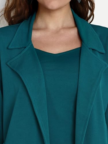 طقم بليزر للنساء من ليريا فاشن، طقم 3 قطع (لون فيروزي، مقاس لارج L)