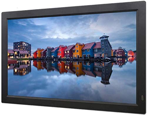Moldura digital para foto de 18,5 polegadas, tela IPS completa, reprodutor de música, vídeo, calendá