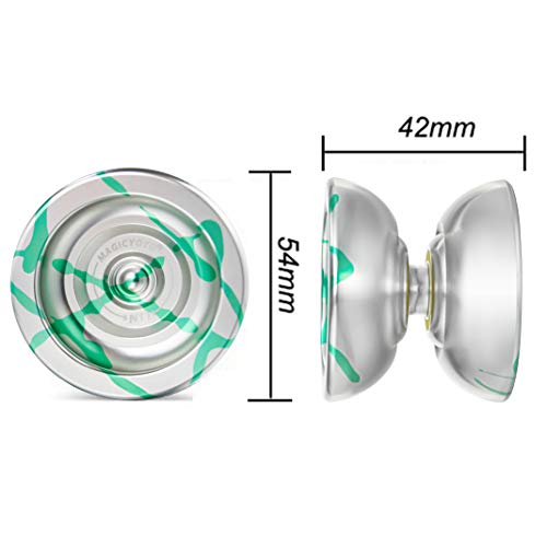 image for MAGICYOYO N11 Unresponsive Alloy Yoyos Professional Yoyo Toys Pack of 