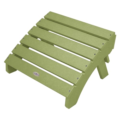 Image of Bahia Verde Folding Adirondack Ottoman, Palm Green