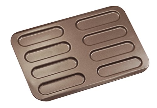 à Paderno Monde Cuisine A4982308 antiadhésif Moule à Eclair, Marron Cover