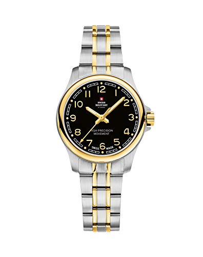 Montre Swiss Military Femme SM30201.19 quartz analogique en acier chic