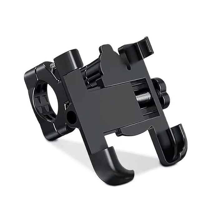 Universal Bike Handlebar Phone Mount – Secure Motorcycle Mobile Holder 360° Rotating Bike Mobile Holder C1 Bike Mobile Stand Secure & Convenient Phone to Any Angle