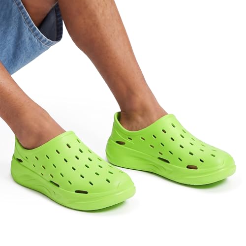 Image of Neeman's Cushers Rainscape Clogs for Men | Water-Friendly Slip-On Clogs | Lightweight Cushioned Comfort | Quick Dry Casual Footwear | Everyday Walking Chappal