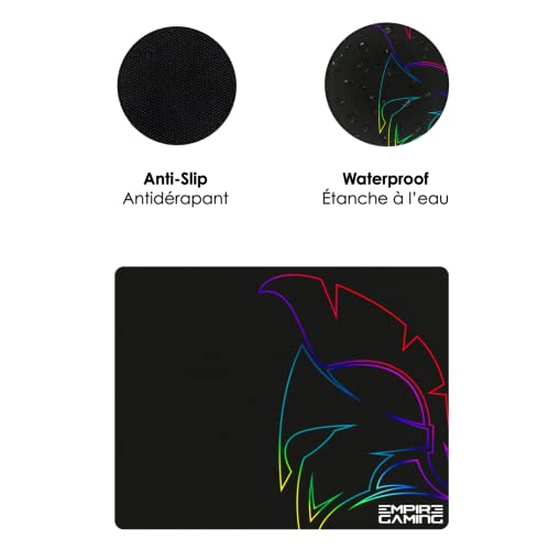 Empire Gaming - Armor RF800 Teclado y Ratón Para Gamers inalámbrico QWERTY (Layout Español) Con Mouse Pad - RGB Wireless 2.4Ghz Keyboard - 4800 DPI Mouse - PC PS4 PS5 Xbox One/Series Mac - Negro - Tastiera gaming - Immagine 5