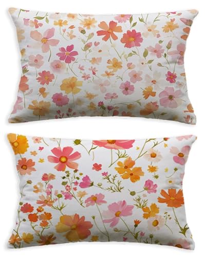 Housse de coussin blanc 70x90 taie oreiller rectangulaire velours