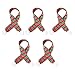 5 Pcs 2x30cm christmas Mini Scarf DIY Hairball Knitted Doll Clothes Accessory Wine Bottle Neckerchief Little Snowman Decor (Red and Green)