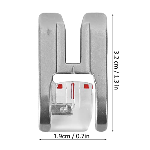 Prensatelas para máquina de coser acero inoxidable transparente miniatura 3