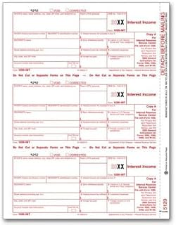 Laser 1099 INT Income, Federal Copy A, Bulk