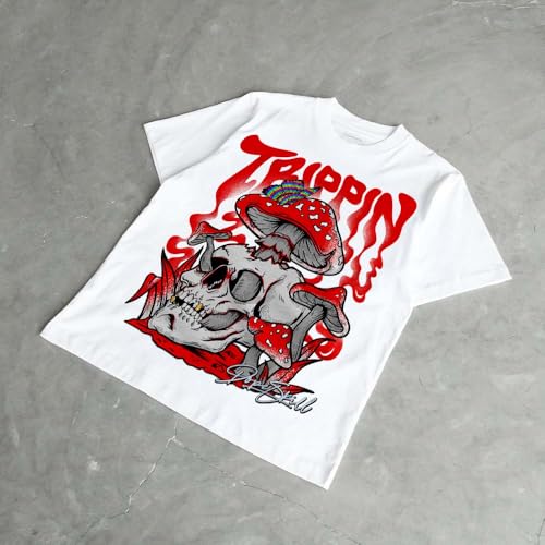 Image of DopeSkill Halloween Graphic Tee Streetwear Hip Hop Hypebeast Unisex T-Shirt Sneaker Colour Matching Shirts Spooky Graphic