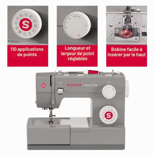 Machine Singer Heavy Duty 4432 robuste avec 32 points de couture - 5