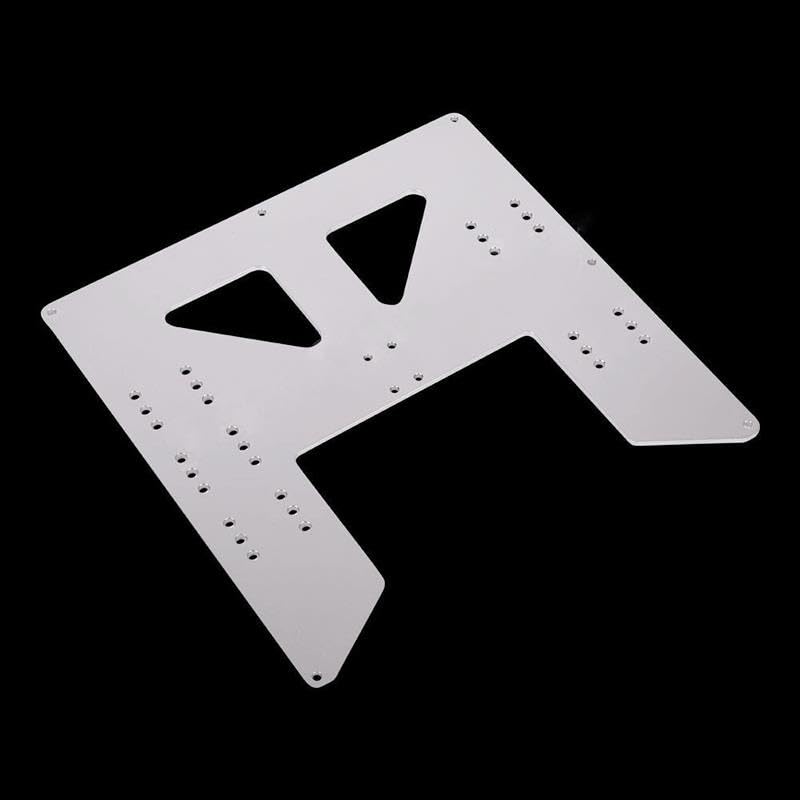 Piatto di Alluminio anodizzato Carrello di 219mm×219mm×3mm Y for Supporto del focolaio A8 for stampanti 3D