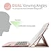 Nuevo iPad Pro 10.5 caja del teclado, KVAGO 360 funda de cuero...