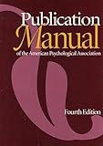 The Publication Manual of the American Psychological Association
