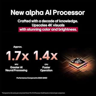 LG 65-Inch QNED85 Mini LED QNED Evo 4K Smart TV - α8 AI Processor 4K Gen 2, Dynamic QNED Colour, Alexa Built-In, 120Hz Refresh Rate, HDMI 2.1, FreeSync, VRR, WebOS 25, Magic Remote (65QNED85AUA, 2025)