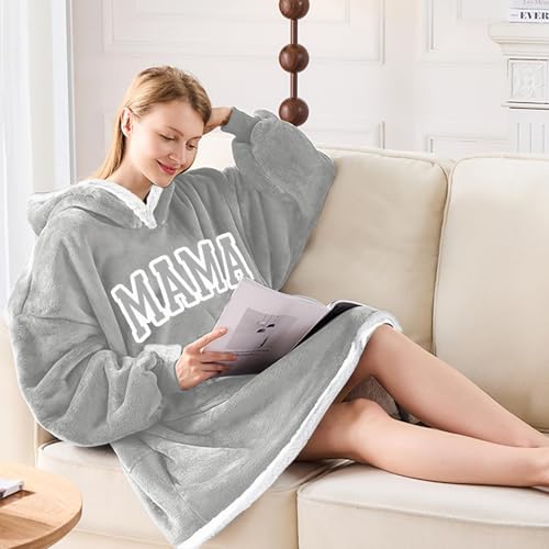 Couverture à capuche maman idéale pour les soirées canapé - 2