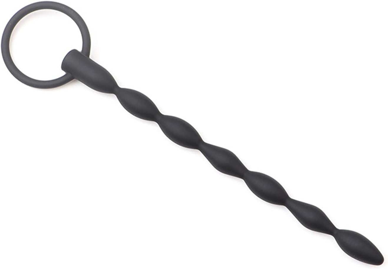 9PCS SM Male Masturbator Penis Training Massage Stick Silicone Beads Catheters & Sounds Urethral Plug Set Sex Products