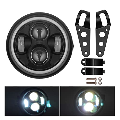 Phare LED Moto Antibrouillard Universel 6.5" Amélioration Éclairage - 5