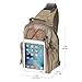 Qcute Tactical Backpack, Waterproof Military Cross-body Molle Sling Shoulder Backpack Chest Bag for Outdoor Every Day Carry (khaki)