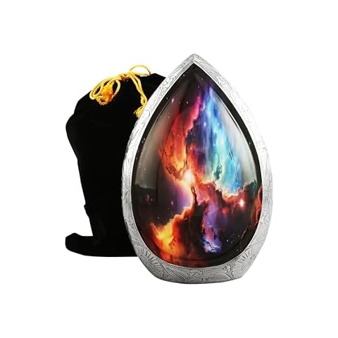 Urns of Dignity Everlasting Cosmic Glaxy Teardrop Adult Cremation Urns for Human Ashes - Decorative Urns,Urns for Human Ashes Female & Male,Urns for Ashes Men & Women,Funeral Urn-200 Cubic Inch Cover
