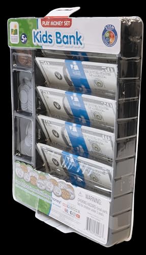 image for The Learning Journey: Kids Bank Play Money Set - Play Money for Kids -