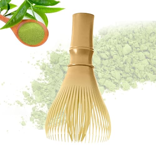 Batidor de té Matcha, mezclador de matcha reutilizable, batidor hecho a mano, agitador tradicional, accesorio de herramienta de mezcla de té