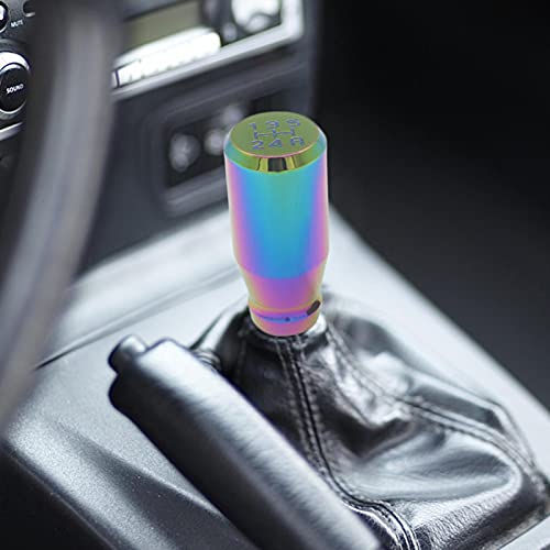 Botão de mudança de engrenagem manual do laser Rainbow Color, cabeça de mudança de engrenagem de lig