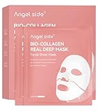 Angel Side Collagen Face Mask Skincare, Hydrating & Firming Hydrogel Face Masks, Elasticity Boosting Collagen Mask for All Skin Types, Skin Care Essentials 34g Chamomile
