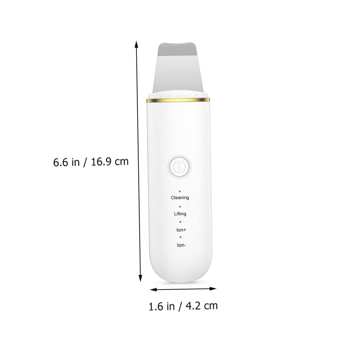 MAGICLULU Strumento di Bellezza per Rimozione Punti Neri Ultrasuoni Pala di Bellezza per Pulizia Viso e Detergente per Pori del Viso Resistente all Acqua