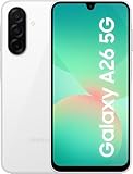 Samsung Galaxy A26 5G 6GB RAM 256GB Speicher AI Handy 5.000mAh Akku Android 15 Smartphone EU ohne Simlock ohne Branding (Weiß)