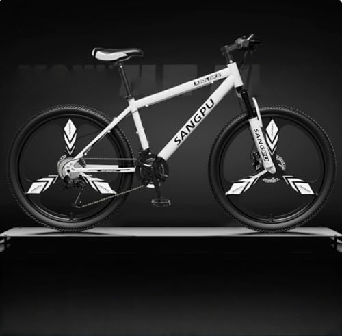 Dazzix新登場ロードバイク エアロロードバイク 700C MTB高炭素鋼フレーム 24/26/27.5インチ自転車 21/24/27/30段変速 内部配線 ディスクブレーキ 街乗り 通勤 通学 適応身長155-185CM (24インチ/30速,3枚羽根