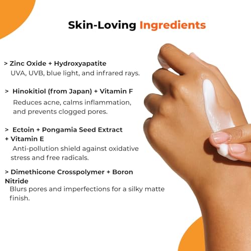 Image of Ultramatte Mineral Gel Sunscreen for Men & Women - 30ml | SPF 50+ PA++++ | Designed For Acne Prone Skin | Zinc Oxide-Based Protection | Non-Comedogenic Formula | Sweat /Water Resistant | No White Cast | Fragrance-Free