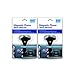 Magnetic Mobile Phone Air Vent Mount 2 Pack with High Strength Magnets and Soft Rubber Tips for hands free cell phone use in cars