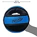 Nerf Dog Chewable Ball Dog Toy with Interactive X-Ring Design, Lightweight, Durable and Water Resistant, 6.5 Inch Diameter for Medium/Large Breeds, Single Unit, Blue