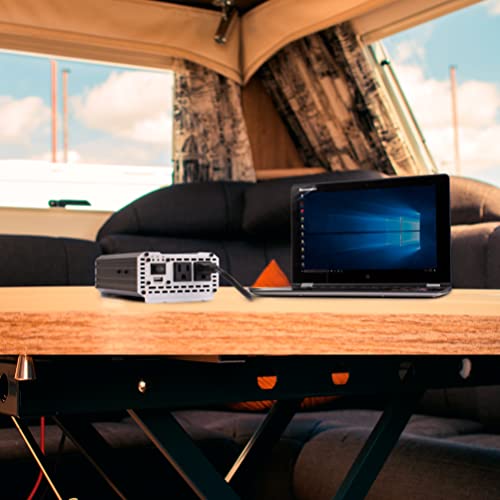 Wagan El3800 Pure Line 400 Watt Power Inverter 800 Watt Peak Surge Power Dc 12V To 110V Ac Car Pure Sine Wave Power Inverter For Home Rv Camping Van Life Off Grid Etl Certified #TOP6