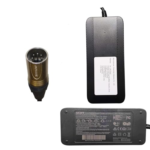 Powatechnic Chargeur pour vélo électrique Ave EBCO Raleigh Citybug Winora 36 V 42 V 2 A XLR 5 broches TranzX PST Batterie BL03 BL05 BL07 BL09 BL19 BL520 MDA11542002000 MDA254-5XLR DZL (M) 3710A0 WKCC.