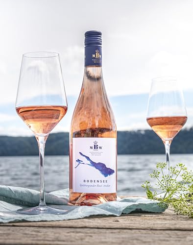 Bodensee Spätburgunder Rosé Trocken – Deutscher Rosé Wein vom Weingut Markgraf von Baden am Bodensee (1 x 0,75l)
