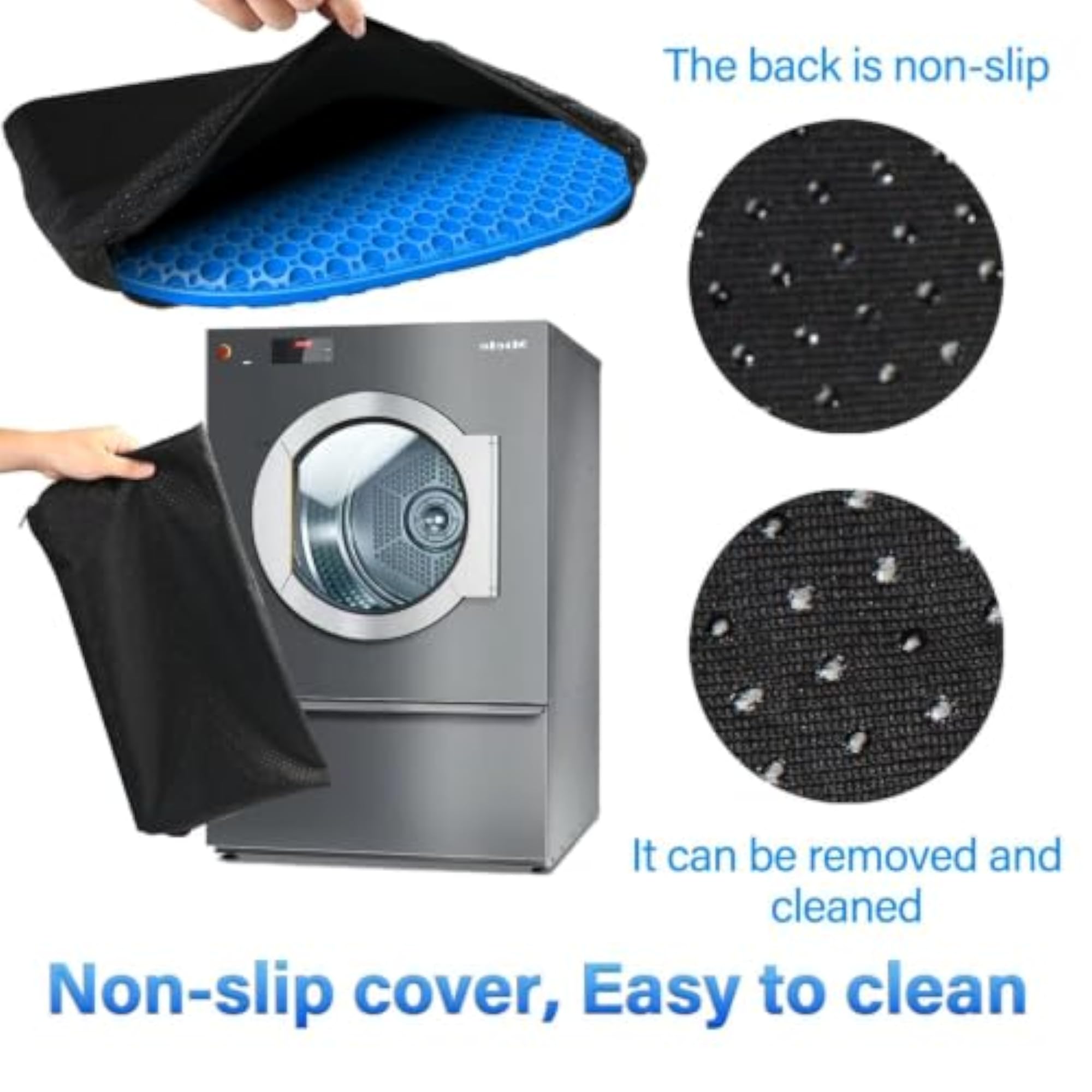 Gel Seat Cushion, Cool & Breathable for Long Sitting