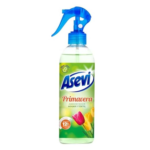 Asevi Ambientador Concentrado en Spray Primavera - Fragancia Floral y Frutal Larga Duración - Hogar y Textil - Elimina Olores - 400 ml