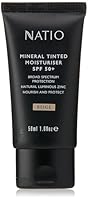 Mineral Tinted Moisturiser SPF 50+ - Beige 50g - Vegan Luminous Tinted Moisturiser - Made in Australia