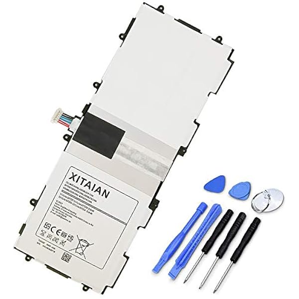 XITAIAN 3.8V 25.84Wh 6800mAh T4500E T4500C Kompatybilny z Bateria Zamiennik do Samsung Galaxy Tab 3 10.1 GT-P5200 GT-P5210, P5200 P5210 P5213 With Tools